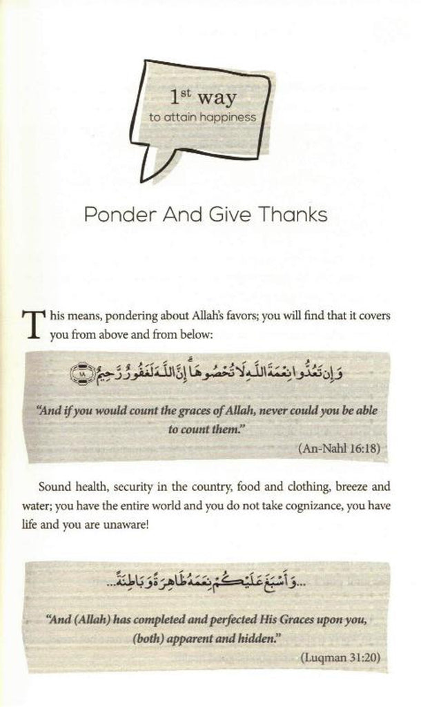 30 Ways To Attain Happiness - Published by Dakwah Corner Bookstore - Sample Page - 4