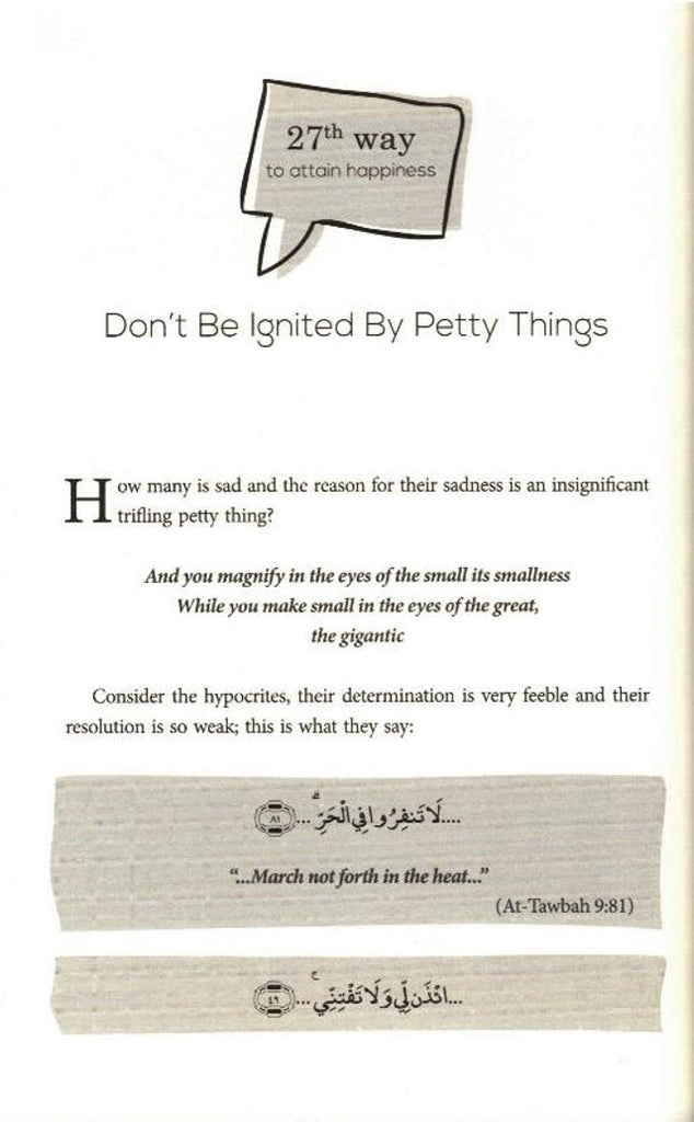30 Ways To Attain Happiness - Published by Dakwah Corner Bookstore - Sample Page - 5