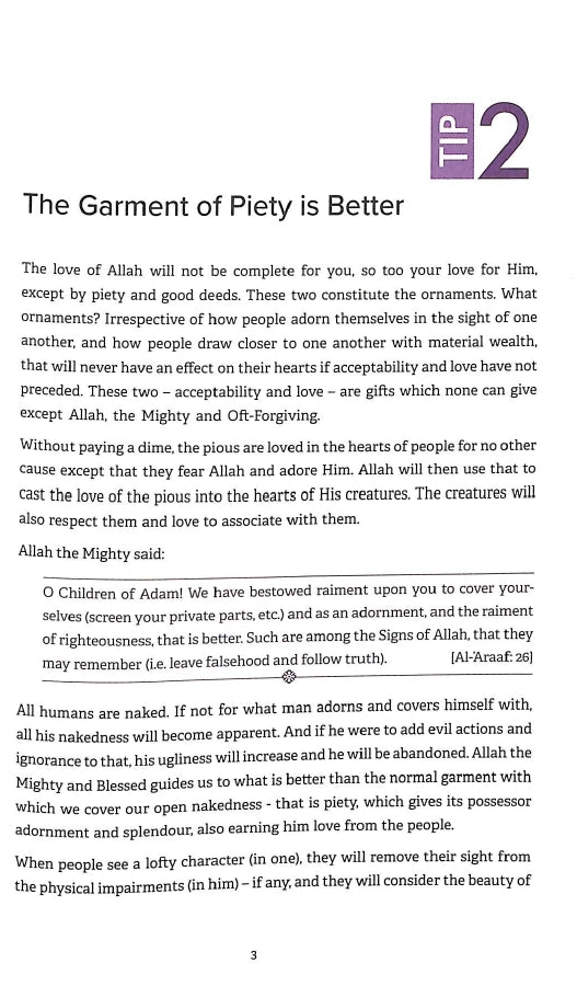 70 Tips Towards Mutual Love and Respect From An Islamic Perspective - Published by Dakwah Book Corner - Amir Shammakh - Sample Pg - 3