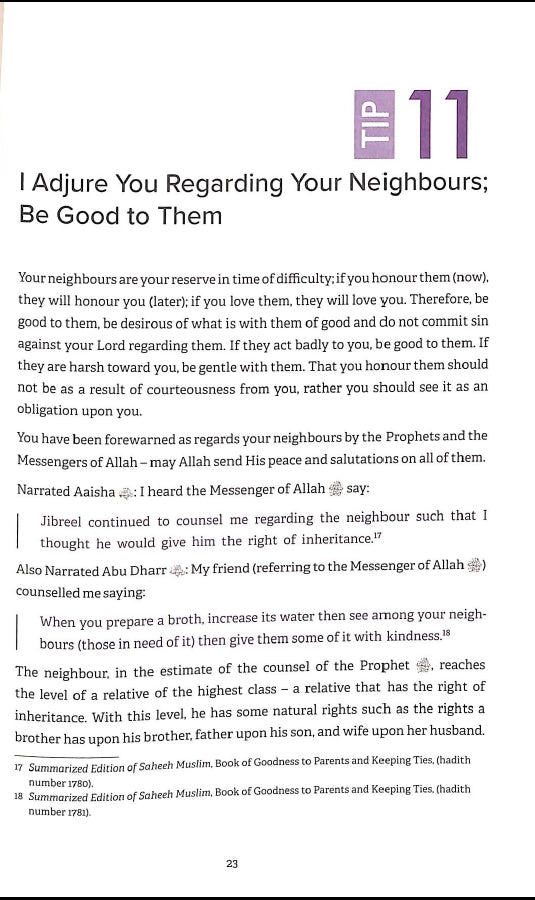 70 Tips Towards Mutual Love and Respect From An Islamic Perspective - Published by Dakwah Book Corner - Amir Shammakh - Sample Pg - 6