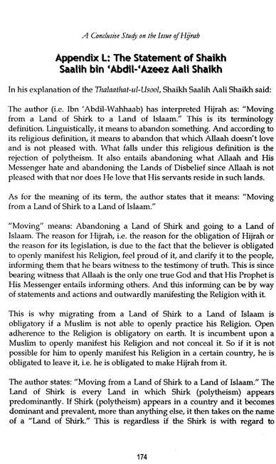 A Conclusive Study on the Issue of Hijrah and Separating from the Polytheists - Sample Page - 3