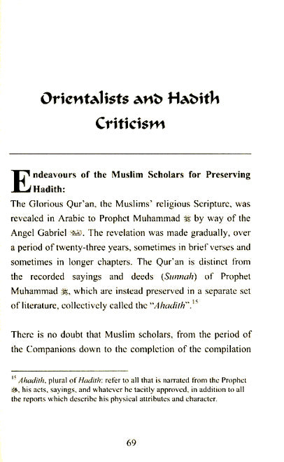 A Refutation of Orientalist Attempts To Distort The Quran and Sunnah - Published by Al-Firdous LTD - Sample Page - 5