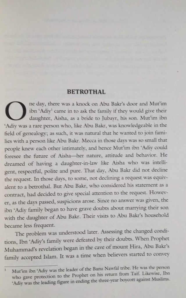 Aisha The Wife, the Companion, the Scholar - Published by Tughra Books - Sample Page - 1