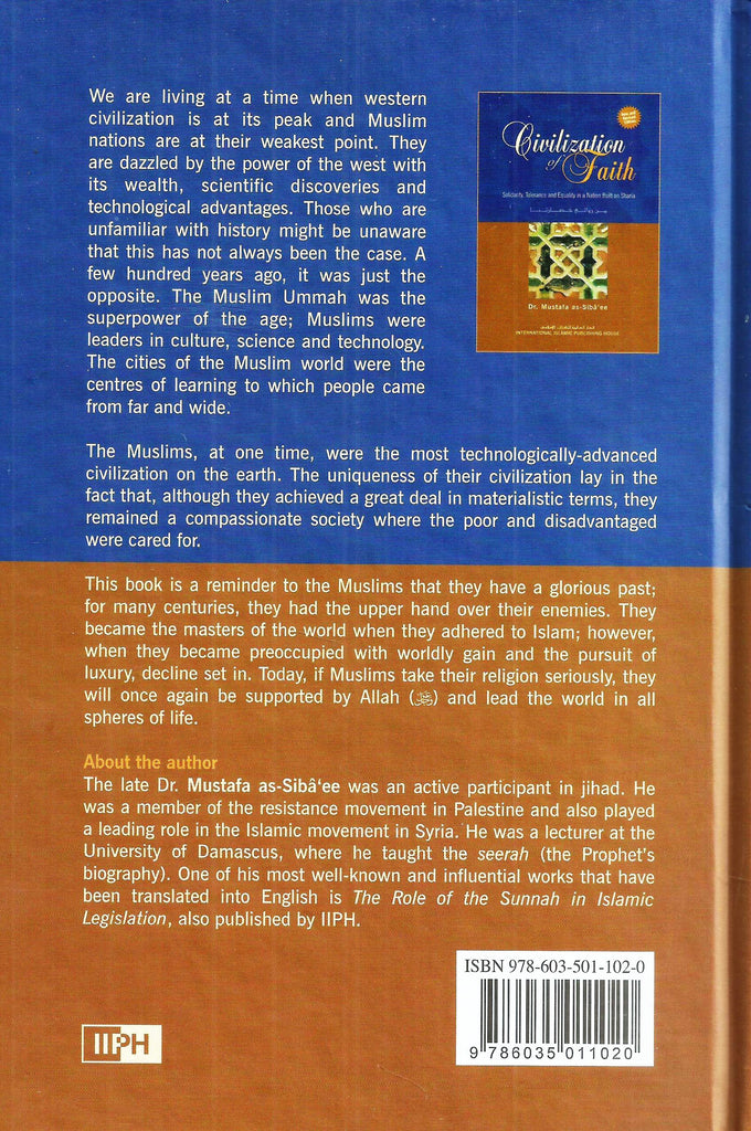 Civilization Of Faith - Published by International Islamic Publishing House - Back Cover