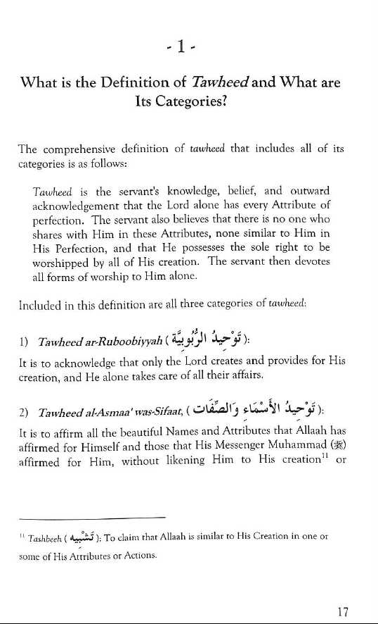 Essential Questions & Answers Concerning The Foundations of Emaan - Sample Page - 3