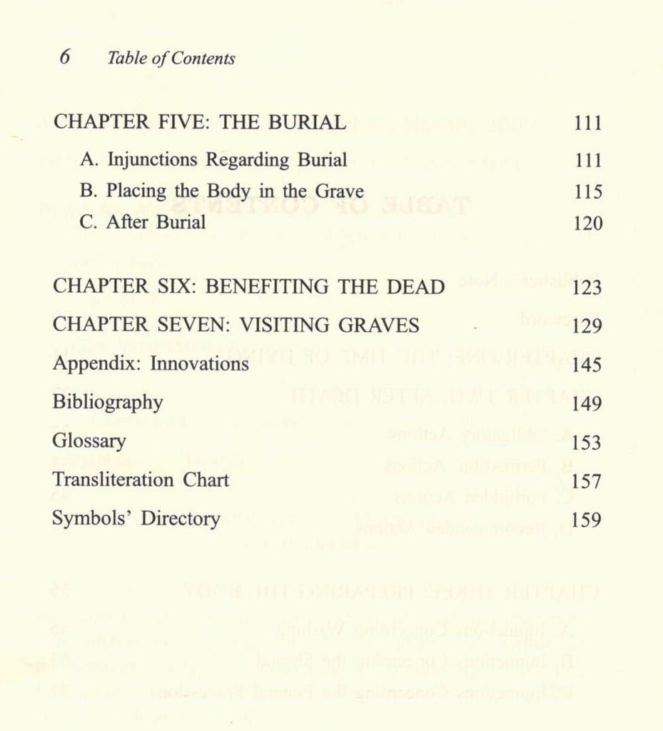 Funeral Rites in Islam - Published by International Islamic Publishing House - toc - 1