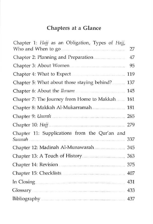 Getting The Best Out Of al-Hajj - Published by Darussalam - TOC - 1