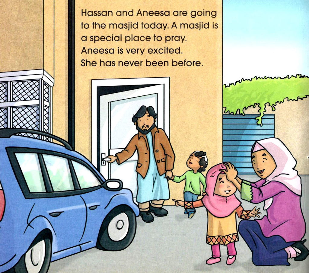 Hassan and Aneesa Go To Masjid - Sample Page - 1