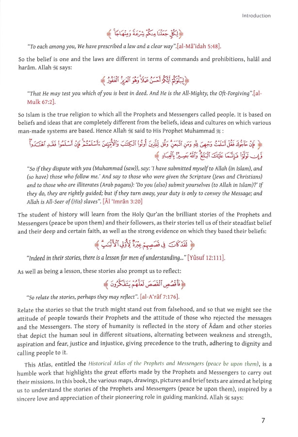 Historical Atlas Of The Prophets and Messengers - Published by Darussalam - Sample Page - 1