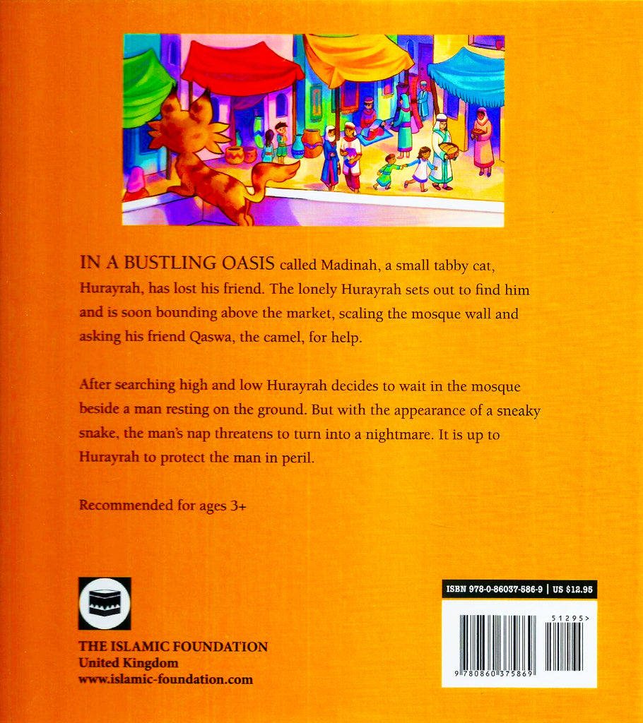 Hurayrah the Cat the Snake Catcher - Published by Kube Publishing - Back Cover