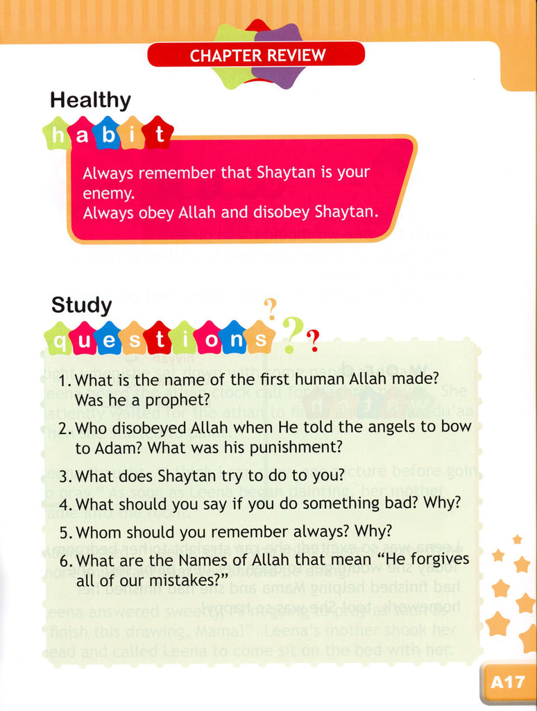 I Love Islam - Level 2 - Textbook - Published by ISF Publications - Sample page - 14