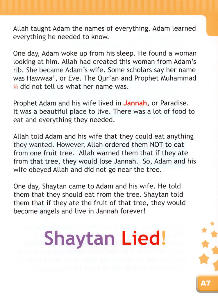 I Love Islam - Level 2 - Textbook - Published by ISF Publications - Sample page - 5
