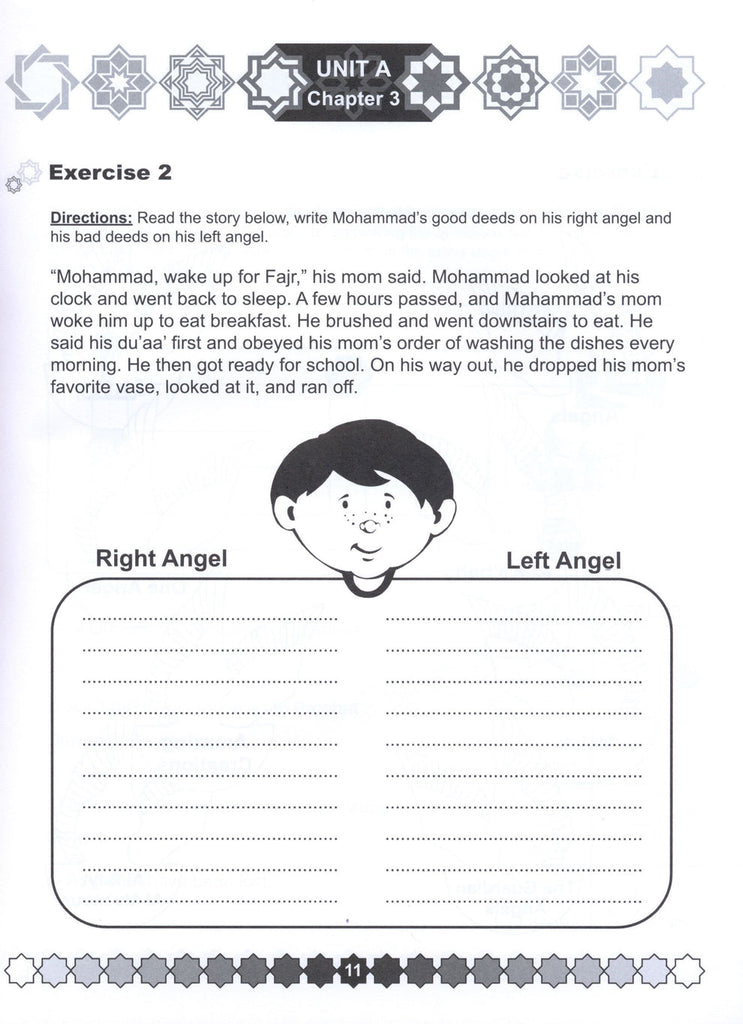 I Love Islam - Level 3 - Worksheets - Published by ISF Publications - Sample Page - 8