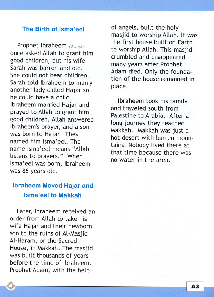 I Love Islam - Level 4 - Textbook - Published by ISF Publications - Sample Page - 11