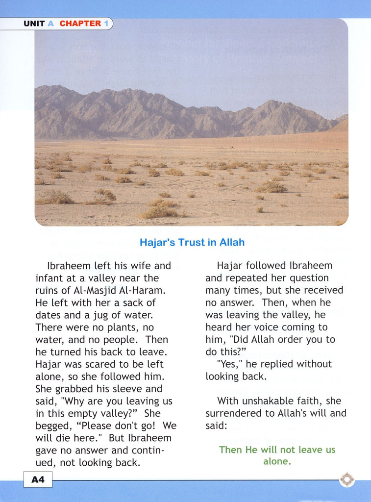 I Love Islam - Level 4 - Textbook - Published by ISF Publications - Sample Page - 12