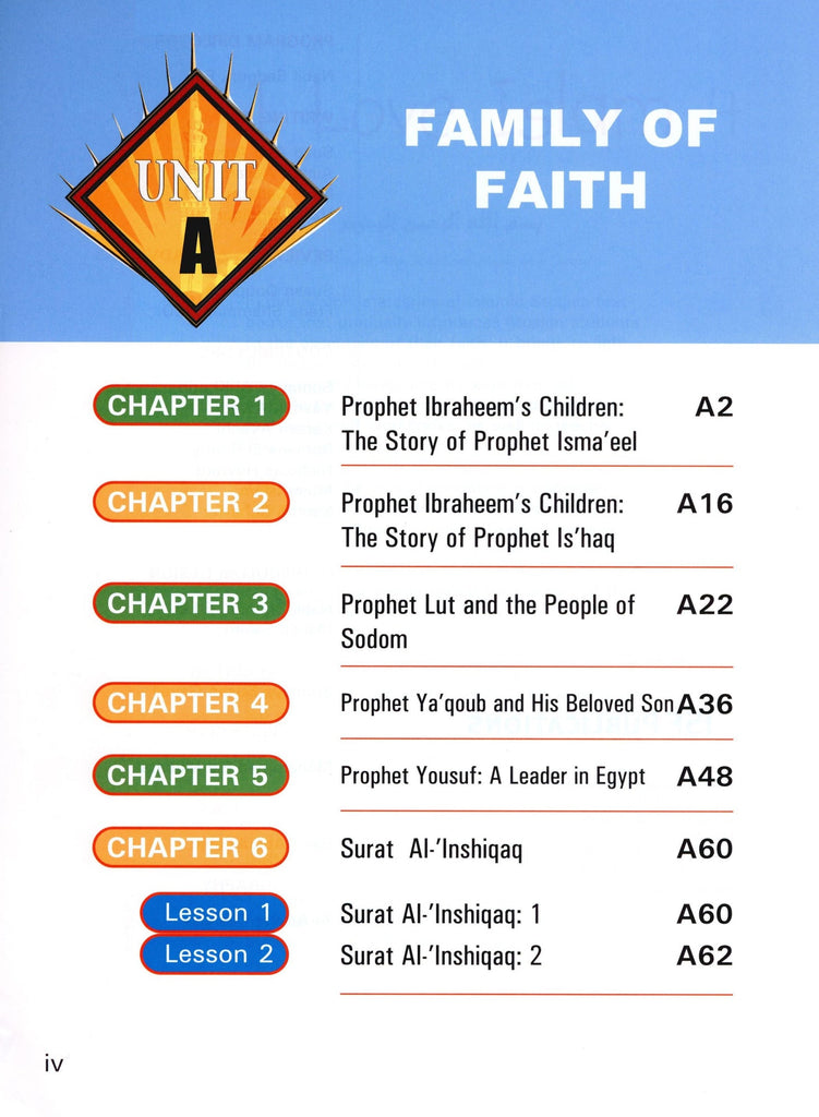I Love Islam - Level 4 - Textbook - Published by ISF Publications - Sample Page - 1