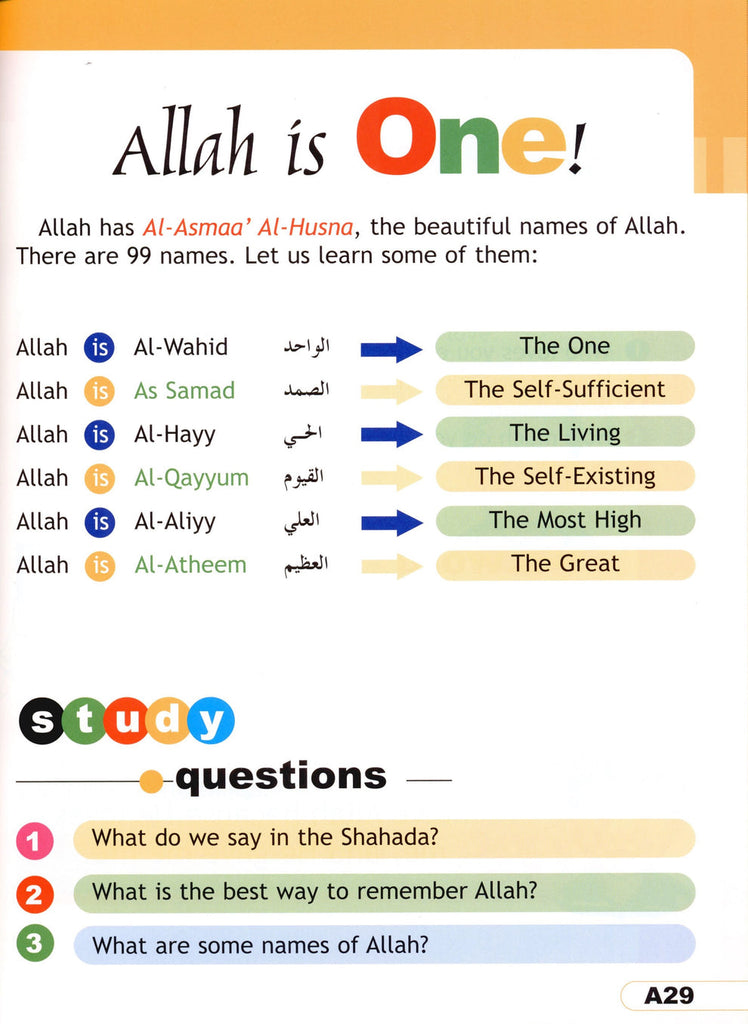 I Love Islam Level 1 - Textbook - Published by ISF Publications - Sample page - 10