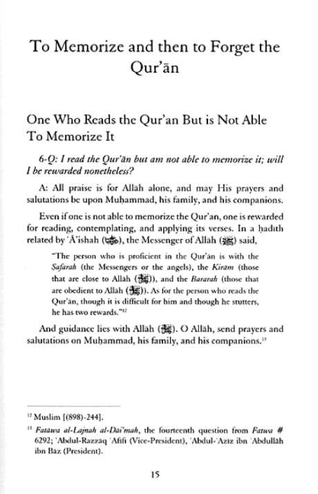 Islamic Rulings Regarding The Quran - Published by Al-Hidaayah Publishing and Distribution - Sample Page - 2