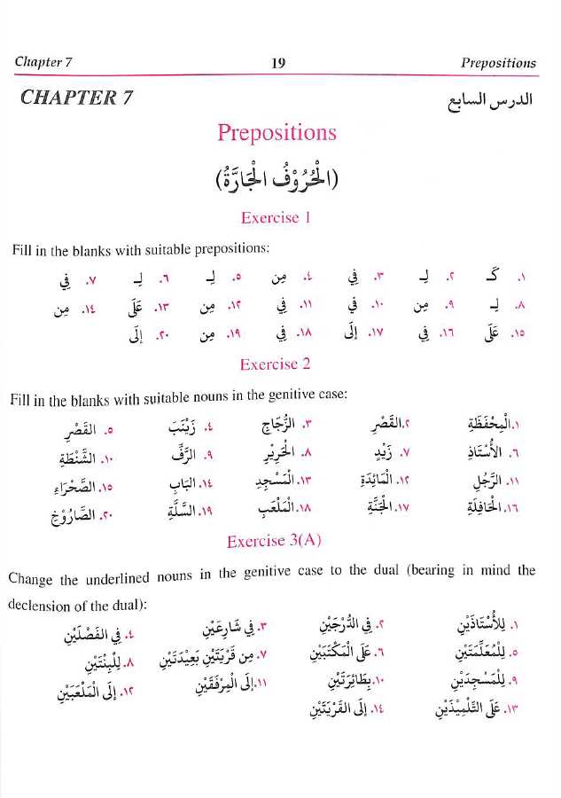 Key Of Lisaan-ul-Quran - Language Of The Quran - An Elementary Text On Arabic Grammar  Volume 1 - Published by Al-Bushra Publishers - Sample Page - 6