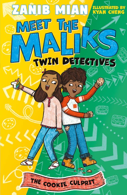 Meet the Maliks - Twin Detectives - The Cookie Culprit - Published by Hachette Children's Group - Front Cover