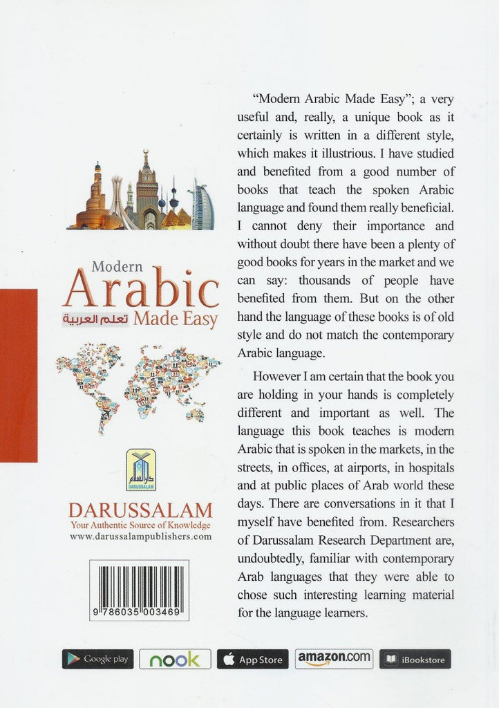 Modern Arabic Made Easy - Published by Darussalam - Back Cover