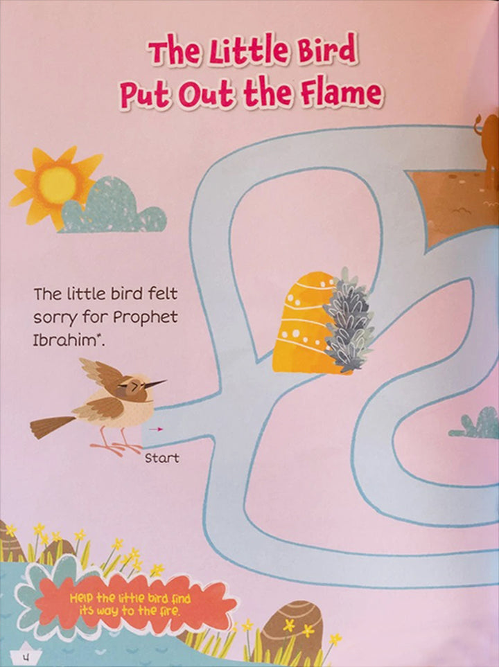 Prophet Ibrahim and the Little Bird Activity Book - The Prophets of Islam Activity Books - Sample page - 1