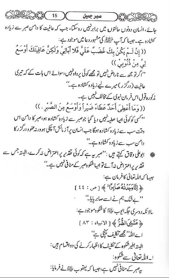 مشکلات میں الله کی مدد کا عظیم سبب صبر جمیل - ناشر دار المعرفہ - Sample Page - 2