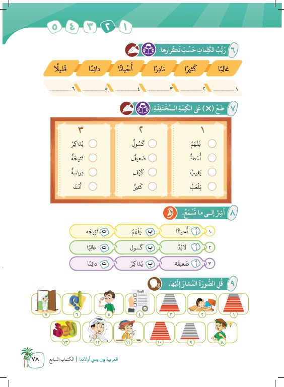 العربية بين يدي اولادنا -  كتاب الطالب - السابع - Sample Page - 2