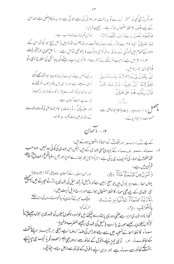 مترادفات القرآن - ناشر مکتبہ السلام - Sample Page - 3