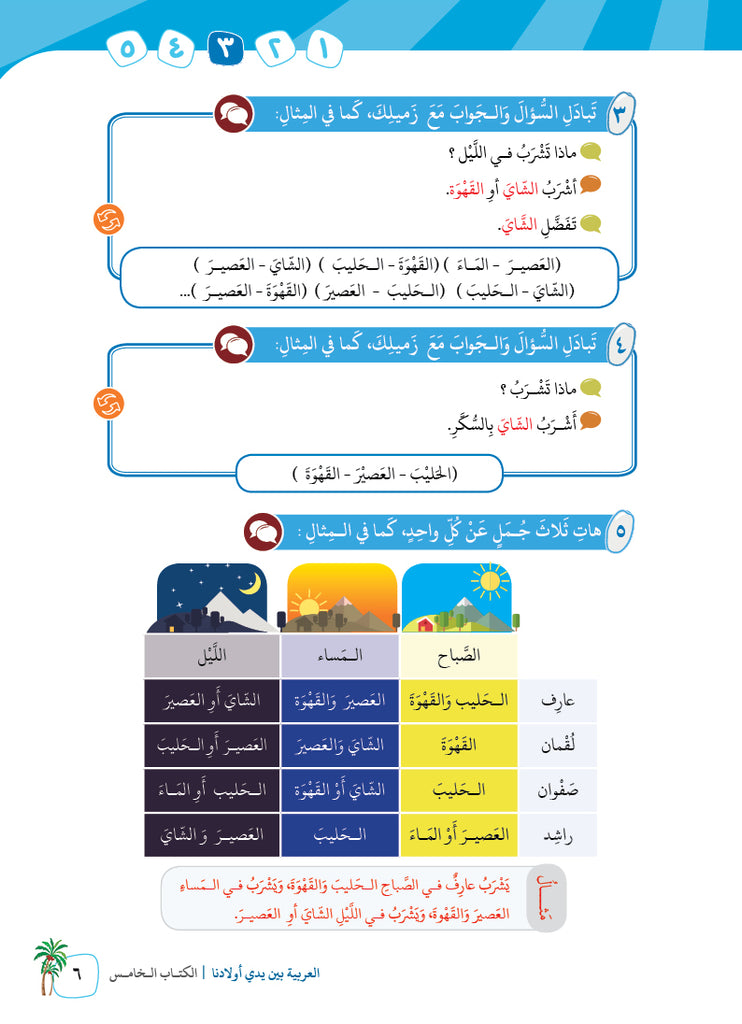العربية بين يدي اولادنا - كتاب الطالب - الكتاب الخامس - Sample Page - 4