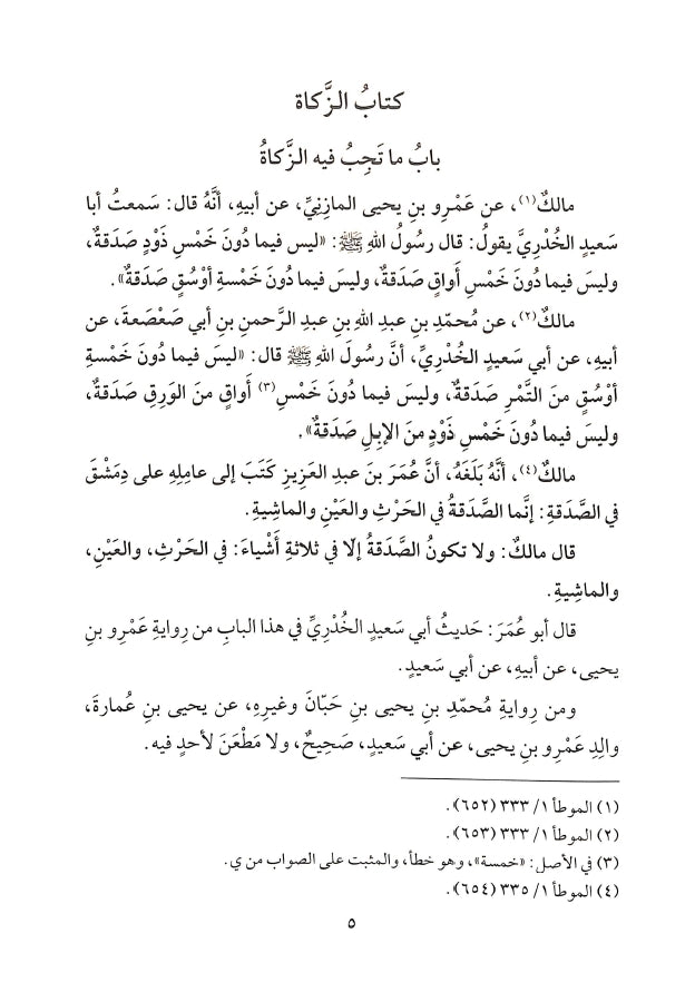 الاستذكار لمذاهب علماء الامصار فيما تضمنه الموطا من معاني الراي والاثار - طبعة مؤسسة الفرقان للتراث الإسلامي - Sample Page - 6