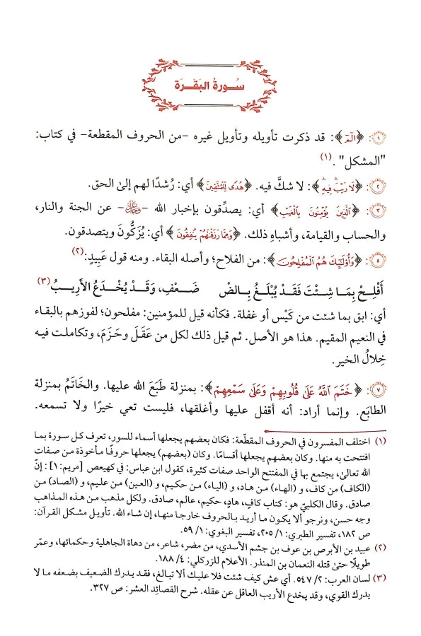كتاب غريب القرآن - طبعة دار طيبة الخضراء - Sample Page - 6
