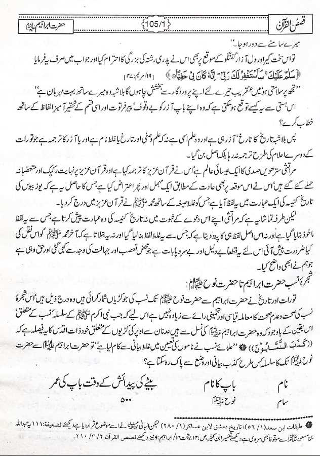 قصص القرآن - مکتبہ اسلامیہ - محمد حفظ الرحمن سیوہاروی - Sample Page - 7