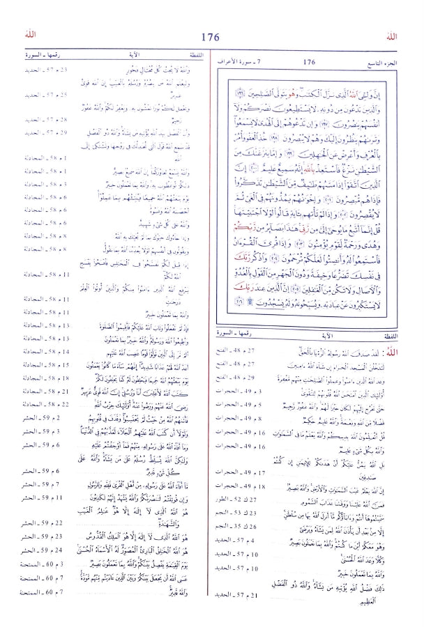 المعجم المفهرس لألفاظ القرآن الكريم - وفق نزول الكلمة - طبعة دار المعرفة للطباعة والنشر والتوزيع - Sample Page - 8