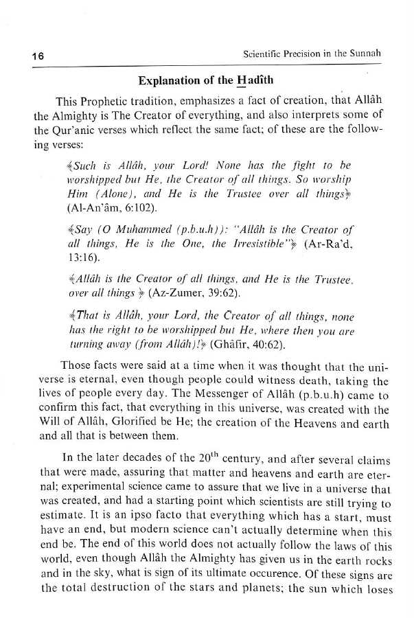 Scientific Precision In The Sunnah - Published by Dar al-Marefah - Sample Page - 2