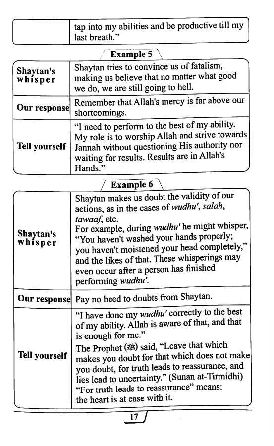 Shaytan Or The Nafs - Who Is Our Stronger Enemy - Published by Learn & Grow - Sample Page - 5