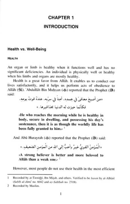 Sickness Regulations and Exhortations - Published by Al-Kitaab & as-Sunnah Publishing - Sample Page - 2