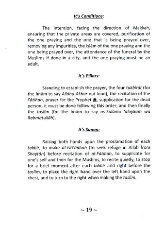 Summarized Rulings Of The Islamic Funeral - Published by Lataif For Printing & Distribution - Sample Page - 4