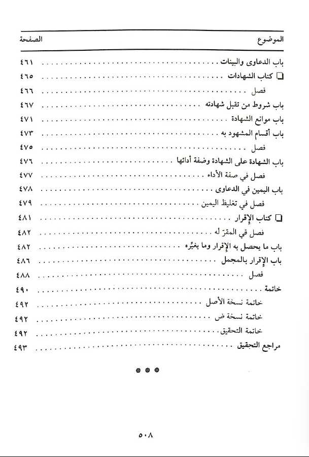 حاشية اللبدي على نيل المارب في الفقه الحنبلي - طبعة دار البشائر الاسلامية - TOC - 2