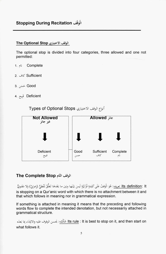 Tajweed Rules Of The Quran - Part 3 - Published by Abul Qasim Bookstore - Sample Page - 3