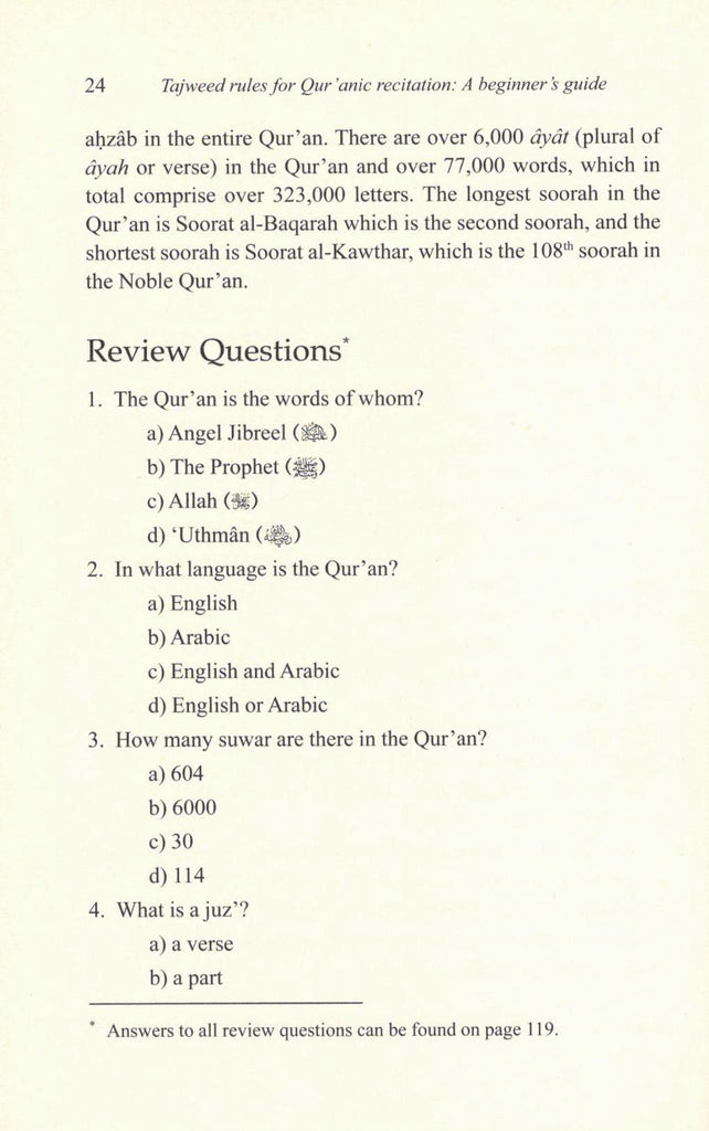 Tajweed Rules for Quranic Recitation - A Beginner’s Guide - Published by International Islamic Publishing House - Sample Page - 2