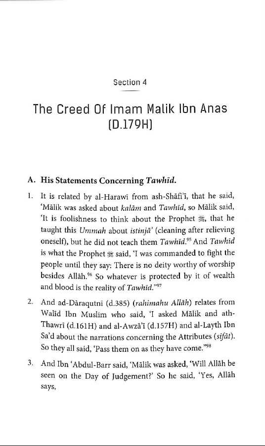 The Creed of the Four Imaams - Published by Dakwah Corner Bookstore - Sample Page - 5