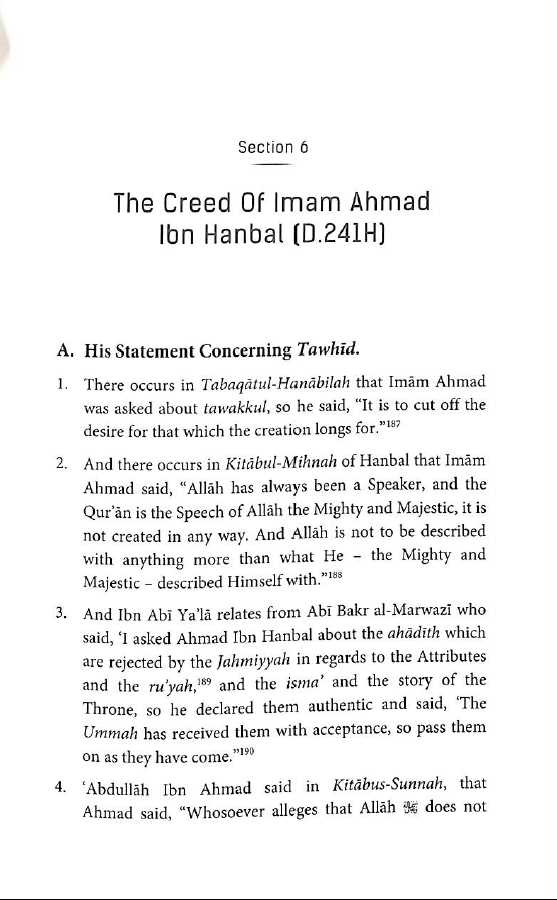 The Creed of the Four Imaams - Published by Dakwah Corner Bookstore - Sample Page - 6