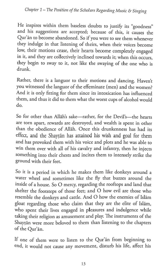 The Evils of Music - The Devil's Voice and Instrument - Published by Hikmah Publications - sample page - 3