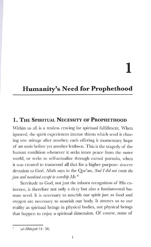 The Final Prophet Proof of the Prophethood of MUHAMMAD - Published by Kube Publishing - Sample Page - 1