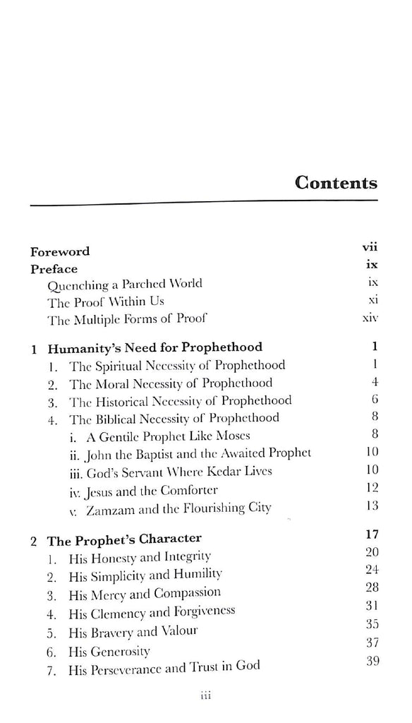 The Final Prophet Proof of the Prophethood of MUHAMMAD - Published by Kube Publishing - TOC - 1