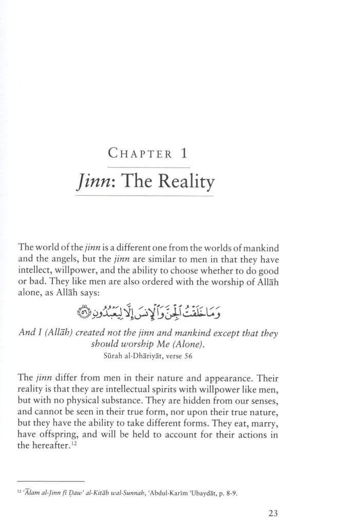 The Jinn Magic and The Evil Eye - Published by Al-Hidaayah Publishing - Sample Page - 1