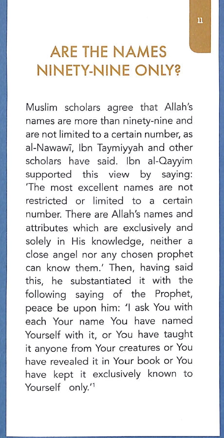 The Most Excellent Names of Allah - Published by Dakwah Corner Bookstore - Sample Page - 2