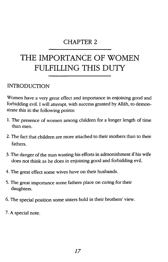 The Responsibility Of Muslim Women To Order Good and Forbid Evil - Published by Invitation To Islam - Sample Page - 4