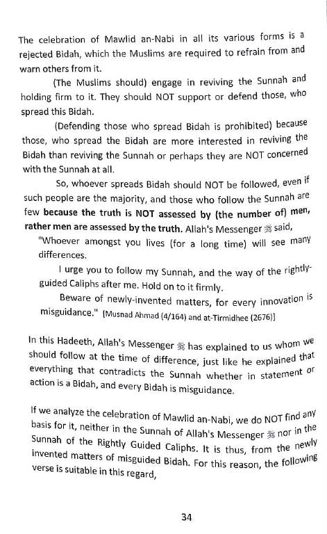The Ruling Concerning the Celebration of Mawlid an Nabi - Sample Page - 3